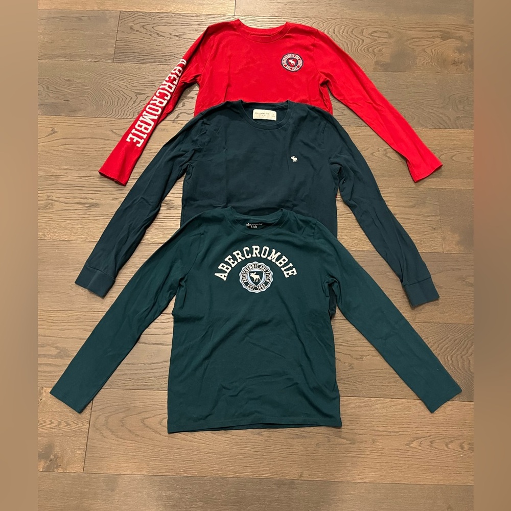 Abercrombie boys spring tops sz 13/14 all NWT